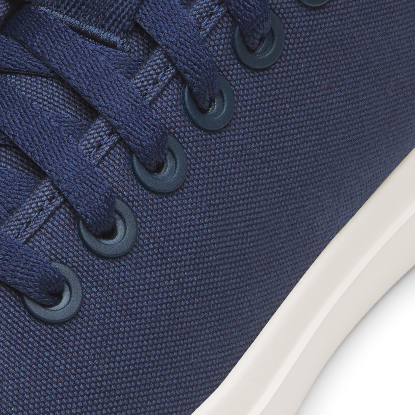 Men's Canvas Pipers, Deep Navy (Natural White)