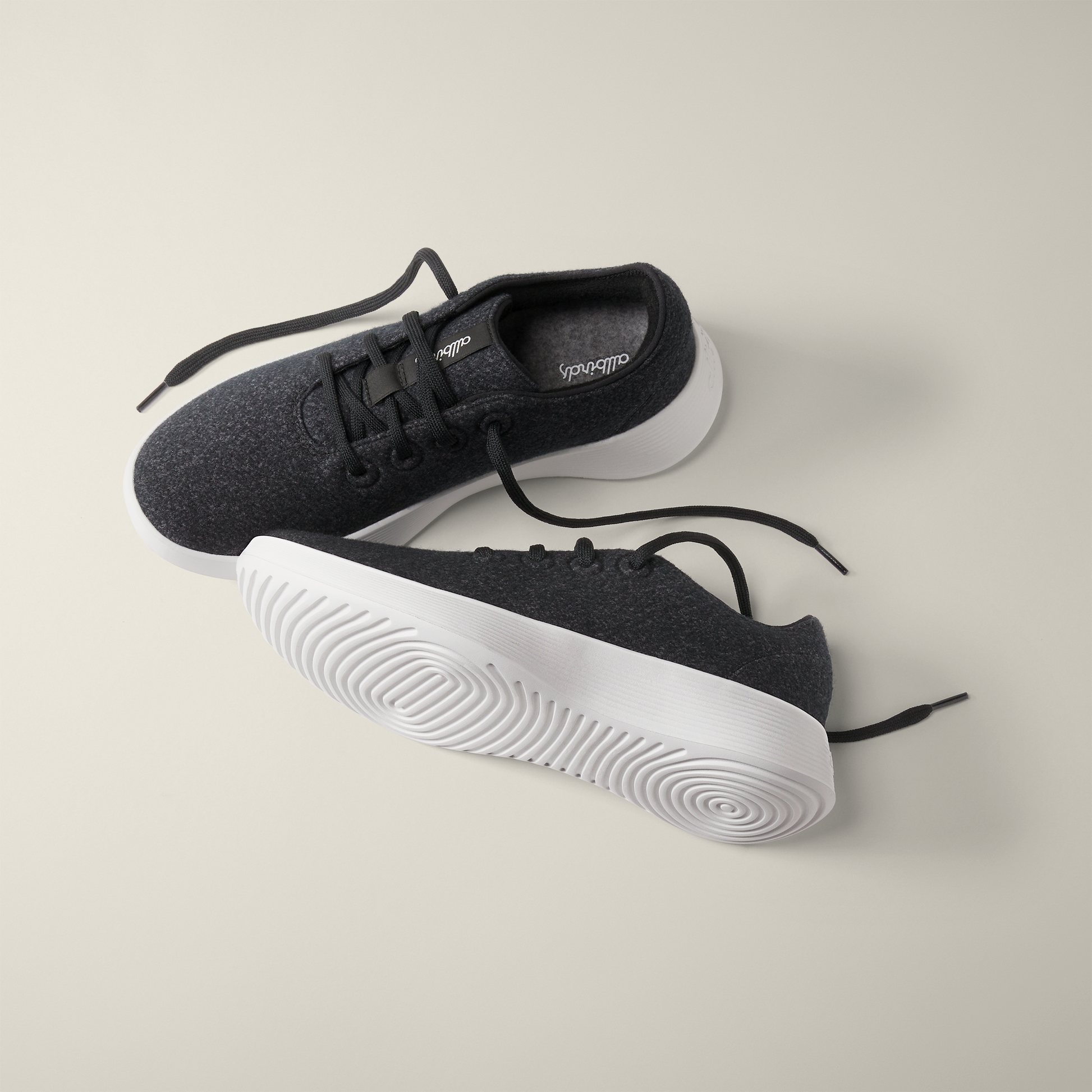 Men's Wool Runner 2 Natural Black (Blizzard Sole)