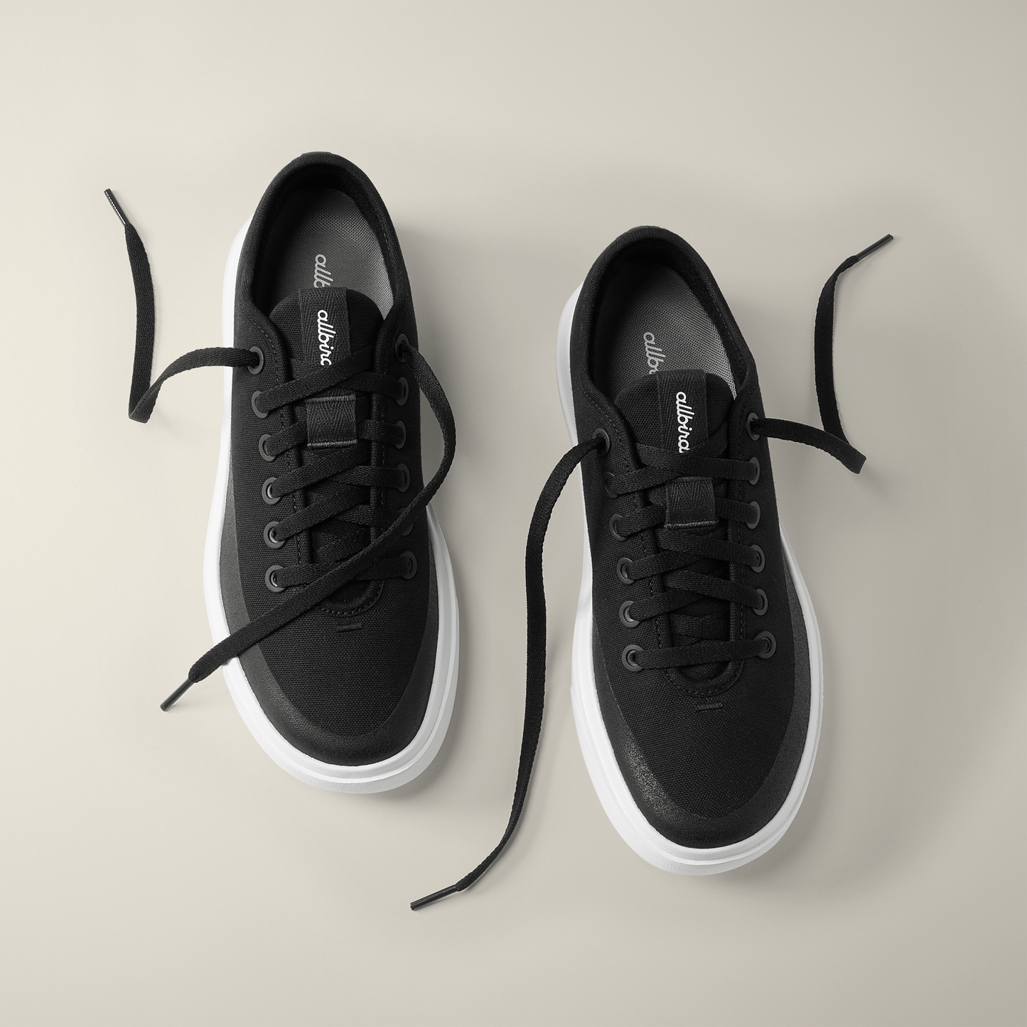 Women's Canvas Pipers, Natural Black (Blizzard)