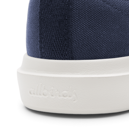 Men's Canvas Pipers, Deep Navy (Natural White)