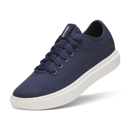 Men's Canvas Pipers, Deep Navy (Natural White)