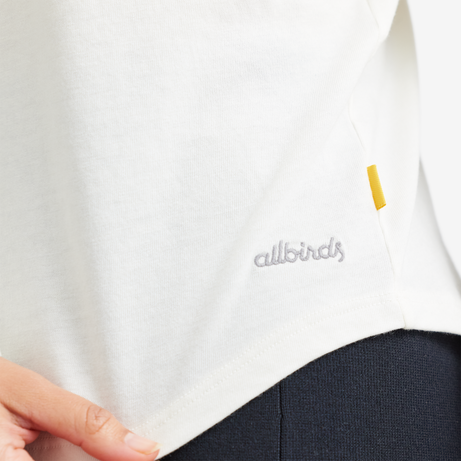 Women's Anytime Long Sleeve Tee, Natural White